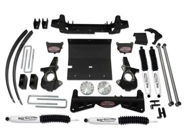 Tuff Country - Tuff Country 16959KN Front/Rear 6" Lift Kit with knuckles and 3 Piece Sub-Frame for Chevy Silverado 1500 1999-2005