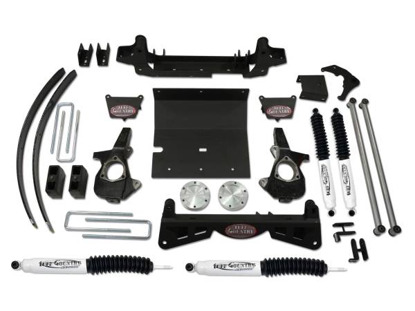 Tuff Country - Tuff Country 16960KN Front/Rear 6" Lift Kit with knuckles and 3 Piece Sub-Frame for Chevy Silverado 1500 2006