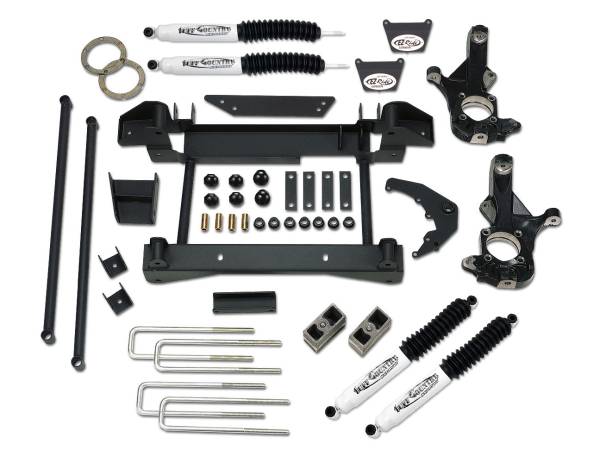 Tuff Country - Tuff Country 16985KN Front/Rear 6" Lift Kit with knuckles and 1 Piece Sub-Frame for Chevy Silverado 2500HD 2001-2010
