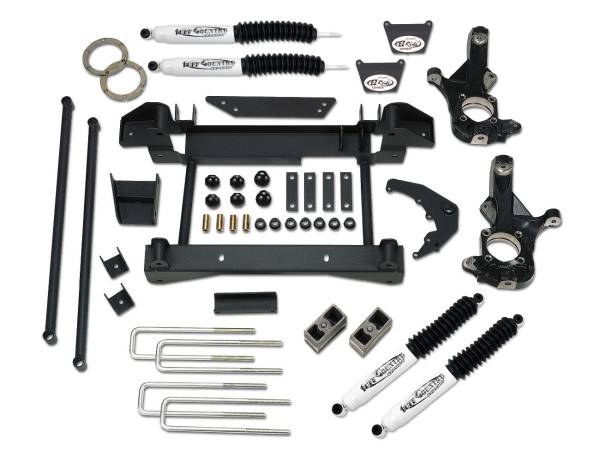 Tuff Country - Tuff Country 16990KN Front/Rear 6" Lift Kit with knuckles and 1 Piece Sub-Frame for GMC Sierra 3500 2001-2006