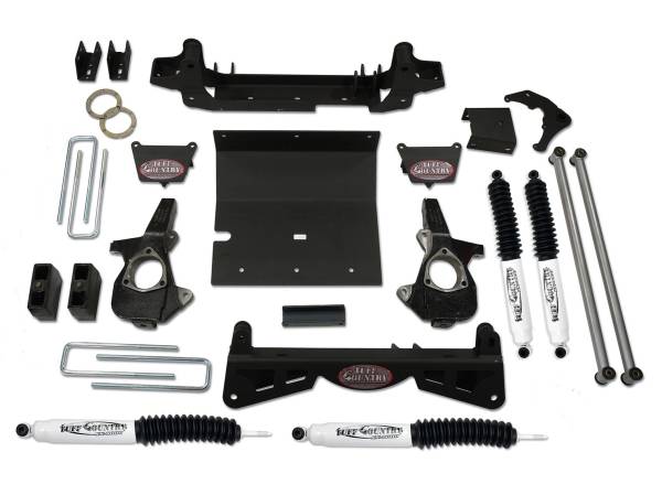 Tuff Country - Tuff Country 16992KN Front/Rear 6" Lift Kit with knuckles and 3 Piece Sub-Frame for Chevy Silverado 1500 2001-2006