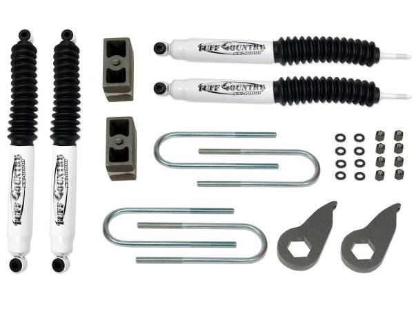 Tuff Country - Tuff Country 22916KN Front/Rear 2" Standard Lift Kit with Rear Blocks and U-bolts for Ford F-150 1997-2003