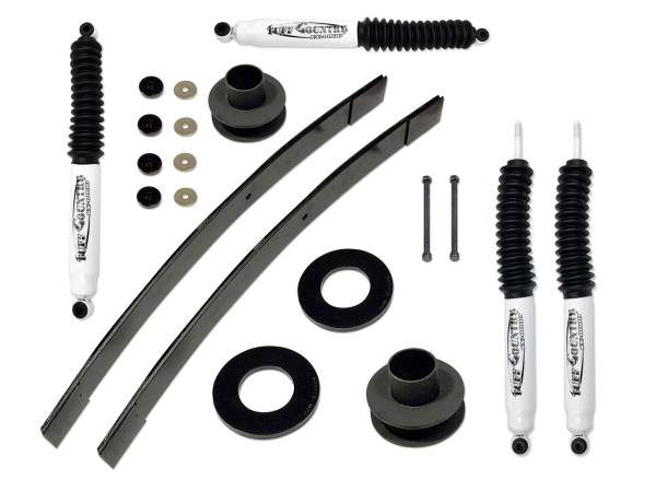 Tuff Country - Tuff Country 22980KN Front/Rear 2.5" Standard Lift Kit with Coil Spring Spacers for Ford F-250 2005-2023