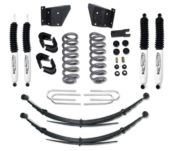 Tuff Country - Tuff Country 24717KN Front/Rear 4" Performance Lift kit with Rear Springs for Ford Bronco 1978-1979