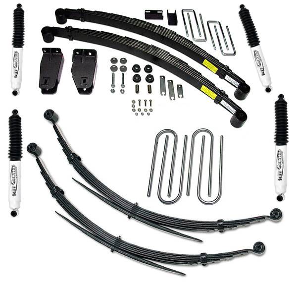 Tuff Country - Tuff Country 24822KN Front/Rear 4" Lift Kit with Rear Springs for Ford F-250 1980-1987
