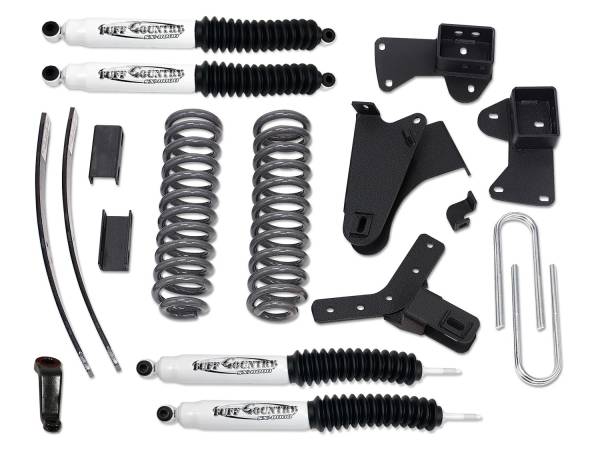 Tuff Country - Tuff Country 24860KH Front/Rear 4" Standard Lift Kit with Rear Add-a-Leafs for Ford Ranger 1983-1997