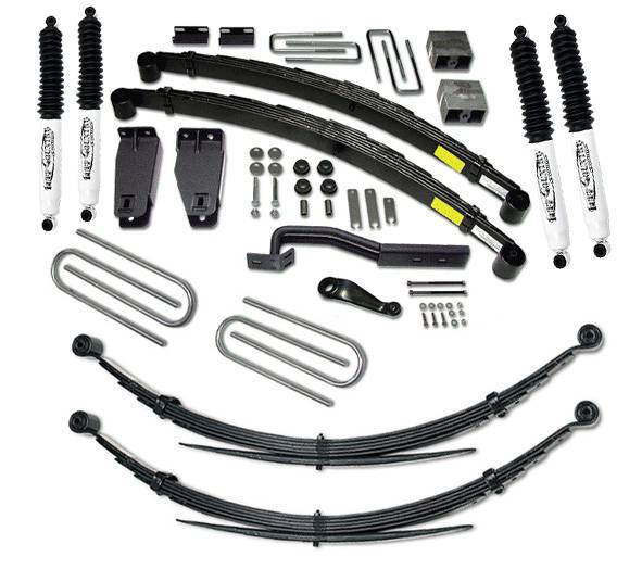 Tuff Country - Tuff Country 26822KN Front/Rear 6" Standard Lift Kit with Rear Rings for Ford F-250 1980-1987