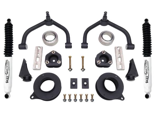 Tuff Country - Tuff Country 34119KN 5 Lug - 4" Lift Kit with Ball Joint Upper Control Arms and Shocks for Dodge Ram 1500 2019-2023