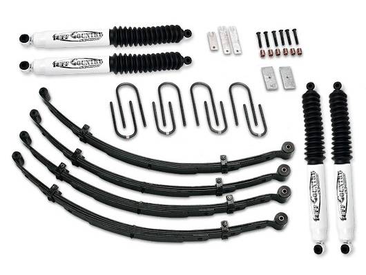 Tuff Country - Tuff Country 42701KH Front/Rear 2.5" EZ-Ride Lift Kit with SX6000 Shocks (Hydraulic) for Jeep CJ5 1976-1986