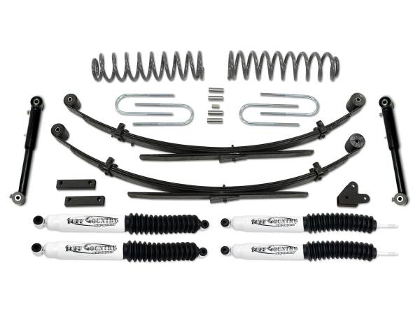 Tuff Country - Tuff Country 43803KH Front/Rear 3.5" EZ-Flex Performance Lift Kit with SX6000 Shocks for Jeep Cherokee 1987-2001