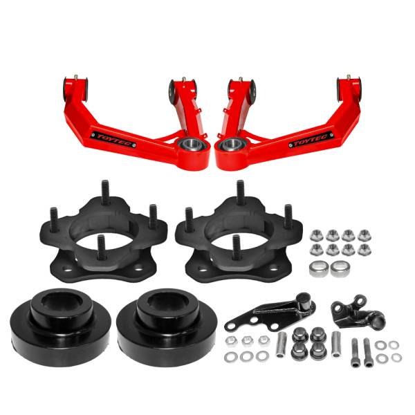 Tuff Country - Tuff Country 53225TT 3" Suspension Lift Kit with Toytec Boxed Uni-Ball Upper Control Arms for Toyota Tundra/Sequoia 2022-2024