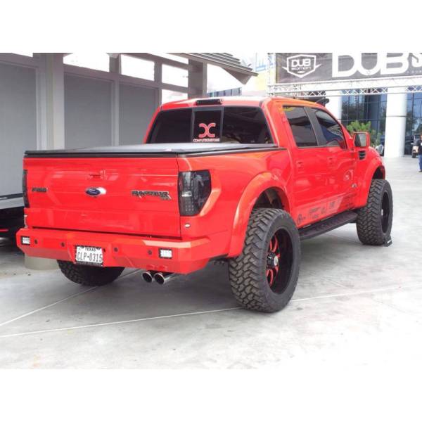 Fusion Bumpers - Fusion Bumpers 1014RAPRB Standard Rear Bumper for Ford Raptor 2009-2014