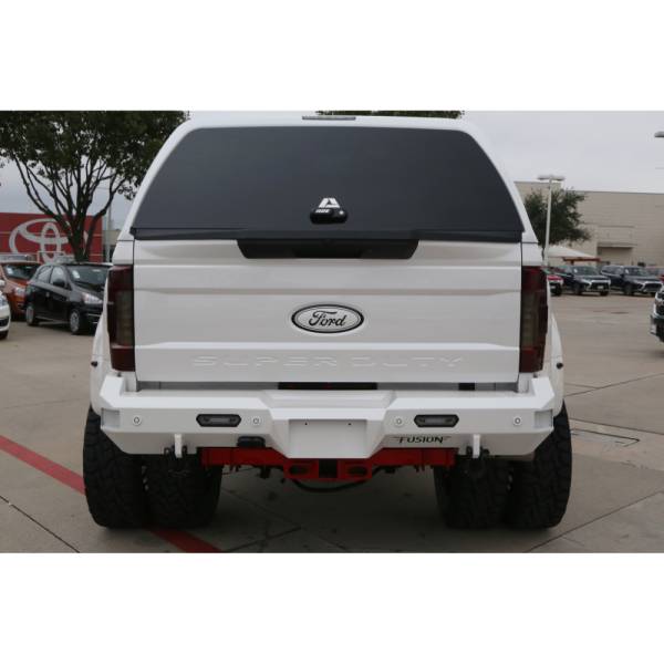Fusion Bumpers - Fusion Bumpers 1722SDRB Standard Rear Bumper for Ford F-250/350 2017-2022
