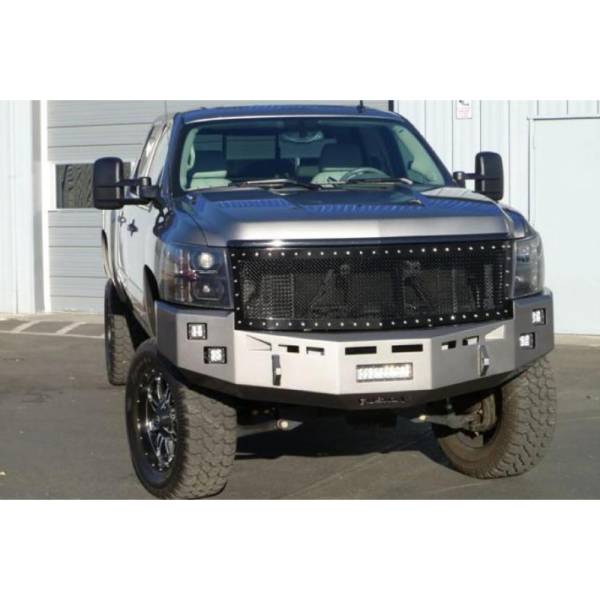 Fusion Bumpers - Fusion Bumpers 07131500GMCFB Standard Front Bumper for GMC Sierra 1500 2007-2013
