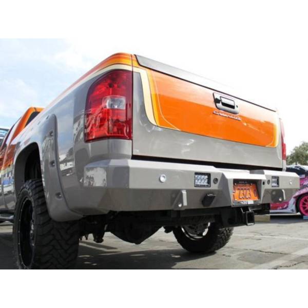 Fusion Bumpers - Fusion Bumpers 07131500GMRB Standard Rear Bumper for GMC Sierra 1500 2007.5-2013