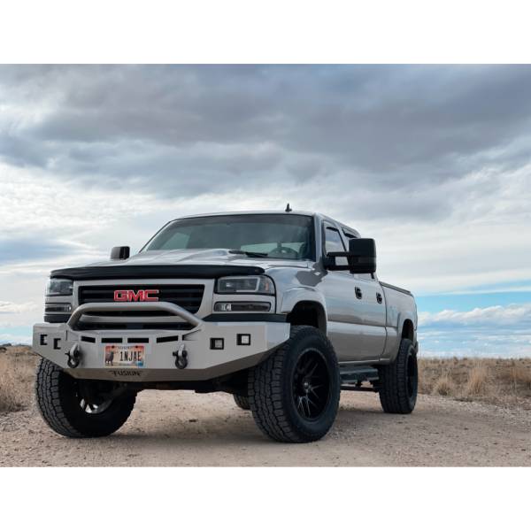 Fusion Bumpers - Fusion Bumpers 0307GMCFB Standard Front Bumper for GMC Sierra 2500HD/3500 2003-2007 (Classic Only)