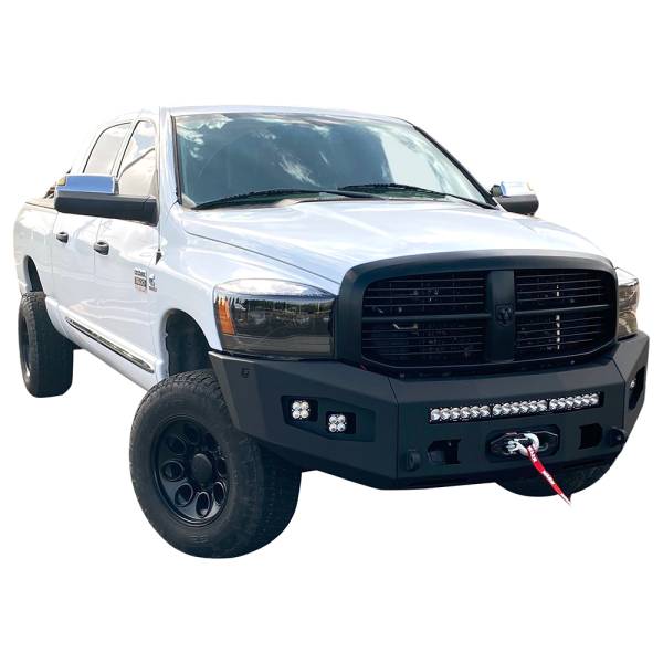 Chassis Unlimited - Chassis Unlimited CUB980021 Attitude Series Winch Front Bumper for Dodge Ram 2500/3500 2006-2009