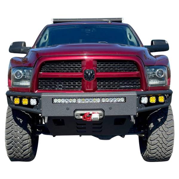 Chassis Unlimited - Chassis Unlimited CUB95001X Diablo Series Winch Front Bumper for Dodge Ram 2500/3500 2010-2018