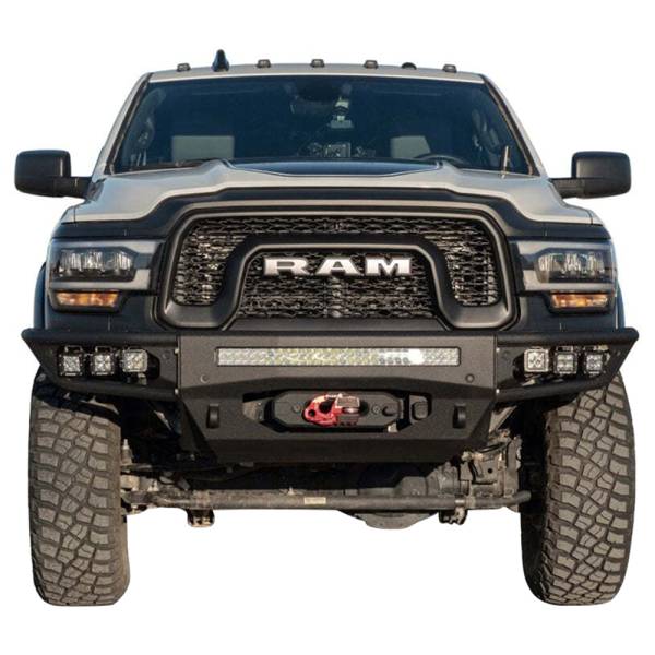 Chassis Unlimited - Chassis Unlimited CUB95044X Diablo Series Winch Front Bumper for Dodge Ram 2500 Powerwagon 2019-2024