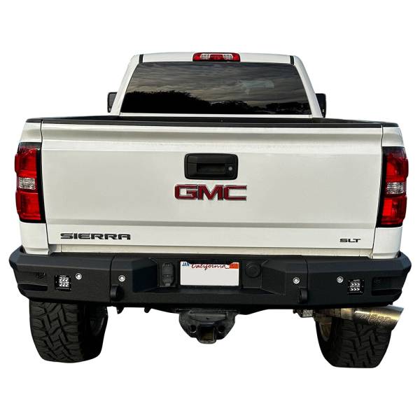 Chassis Unlimited - Chassis Unlimited CUB99030X Attitude Series Rear Bumper for GMC and Chevy Silverado 2500HD/3500 2015-2019