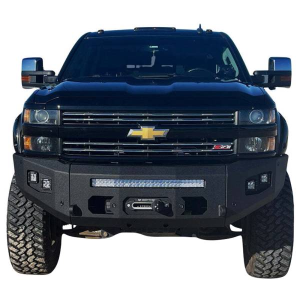 Chassis Unlimited - Chassis Unlimited CUB98038X Attitude Series Winch Front Bumper for Chevy Silverado 2500HD/3500 2015-2019