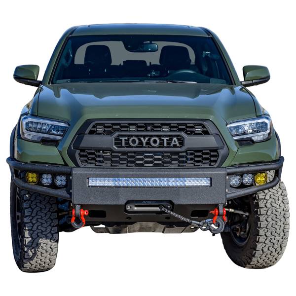 Chassis Unlimited - Chassis Unlimited CUB950231 Diablo Series Winch Front Bumper for Toyota Tacoma 2016-2023