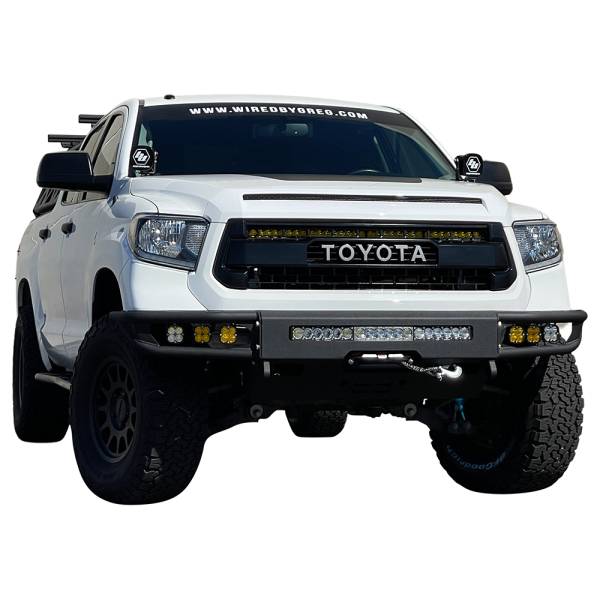 Chassis Unlimited - Chassis Unlimited CUB95036X Diablo Series Winch Front Bumper for Toyota Tundra 2014-2021