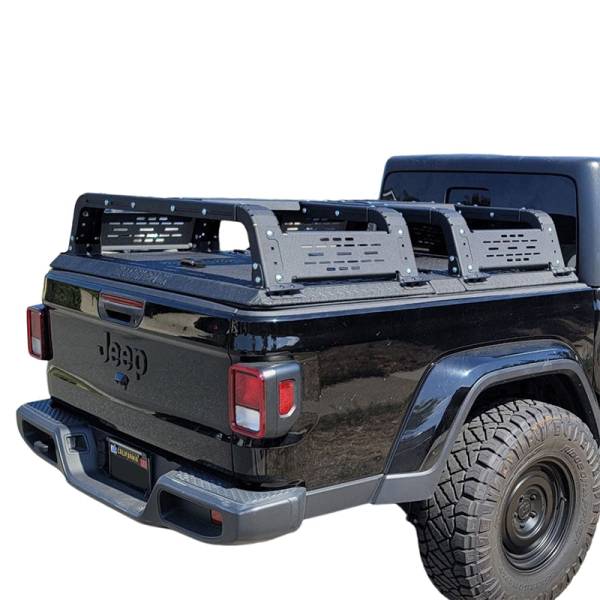 Chassis Unlimited - Chassis Unlimited CUB97058X Thorax Bed Rack System Fits Diamond Back Covers for Jeep Gladiator 2020-2022