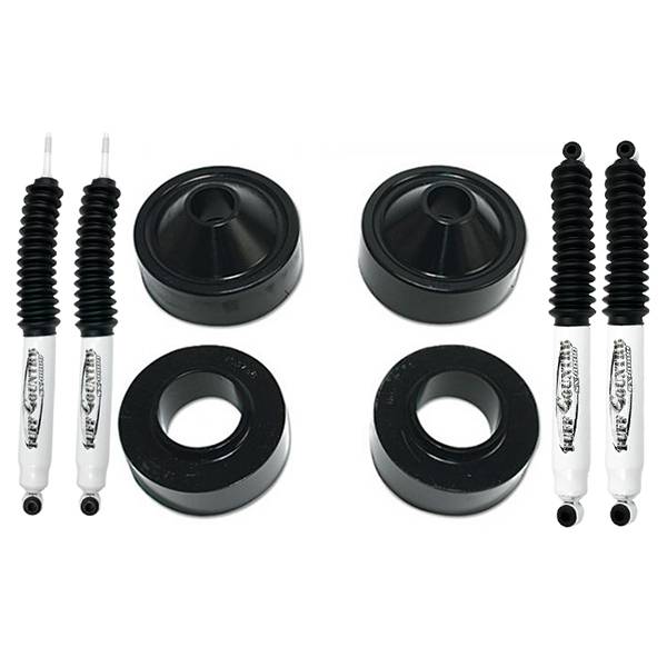 Tuff Country - Tuff Country 42005KN Front/Rear 2" Lift Kit with SX6000 Shocks (Gas) for Jeep Wrangler JK 2007-2018