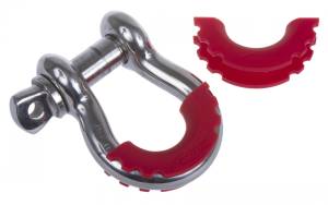 Daystar KU70056RE D-Ring and Shackle Isolator Red Pair