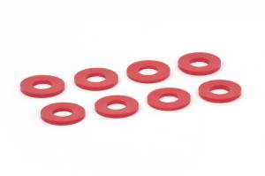 Daystar KU71074RE D-Ring and Shackle Washers Set Of 8 Red