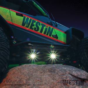 Westin - Westin 09-80015 LED Rock Light Kit Jeep Wrangler JK 2007-2018 and Wrangler JL 2018-2019 - Image 7