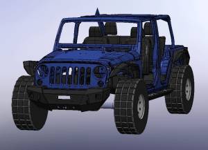 Jeep Bumpers - Hammerhead - Hammerhead Bumpers - Hammerhead 600-56-0909 X-Series Stubby Winch Front Bumper with Square Light Holes for Jeep Wrangler JK 2007-2017
