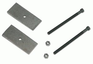 2 Degree Axle Shims 3" wide with 3/8" Center Pins (pair) Tuff Country - 90013