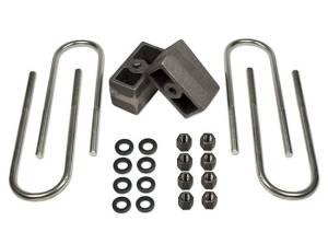 Suspension Parts - Lift Blocks - Tuff Country - 1987-2001 Jeep Cherokee 4wd (with 2.75" Rear axle) - 3" Rear Block & U-Bolt Kit Tuff Country - 97086