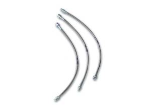 2000-2004 Ford F250 4wd - Front & Rear Extended (8" over stock) Brake Lines (set of 3) Tuff Country - 95205