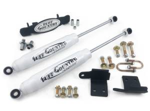 Suspension Parts - Steering Stabilizers & Accessories - Tuff Country - 2003-2007 Dodge Ram 2500 4wd - Dual Steering Stabilzer (in-line style) Tuff Country - 66395