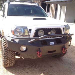 Hammerhead Bumpers - Hammerhead 600-56-0065 X-Series Winch Front Bumper with Pre-Runner Guard and Round Light Holes for Toyota Tacoma 2005-2011 - Image 2