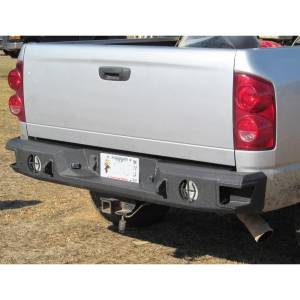 Shop Bumpers By Vehicle - Hammerhead Bumpers - Hammerhead 600-56-0080 Rear Bumper without Sensor Holes for Dodge Ram 1500/2500/3500 2003-2009