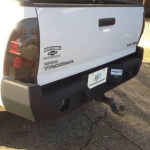Truck Bumpers - Hammerhead Bumpers - Hammerhead 600-56-0086 Rear Bumper without Sensor Holes for Toyota Tacoma 2005-2015