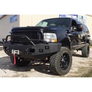 Hammerhead Bumpers - Hammerhead 600-56-0089 X-Series Winch Front Bumper with Pre-Runner Guard and Square Light Holes for Ford Excursion 2000-2004 - Image 2
