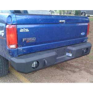 All Bumpers - Hammerhead Bumpers - Hammerhead 600-56-0092 Rear Bumper without Sensor Holes for Ford F150/F250/F350 1988-1998