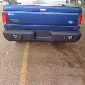 Hammerhead Bumpers - Hammerhead 600-56-0092 Rear Bumper without Sensor Holes for Ford F150/F250/F350 1988-1998 - Image 4