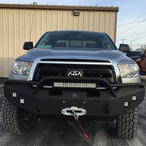 Hammerhead Bumpers - Hammerhead 600-56-0098 X-Series Winch Front Bumper with Pre-Runner Guard and Square Light Holes for Toyota Tundra 2007-2013 - Image 3