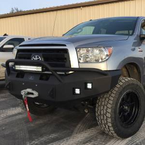 Hammerhead Bumpers - Hammerhead 600-56-0098 X-Series Winch Front Bumper with Pre-Runner Guard and Square Light Holes for Toyota Tundra 2007-2013 - Image 4
