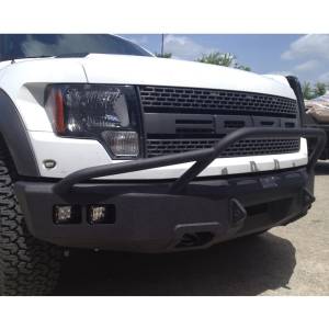 Hammerhead Bumpers - Hammerhead 600-56-0128 Winch Front Bumper with Pre-Runner Guard and Square Light Holes for Ford Raptor 2010-2014 - Image 2