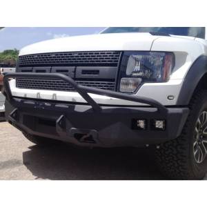 Hammerhead Bumpers - Hammerhead 600-56-0128 Winch Front Bumper with Pre-Runner Guard and Square Light Holes for Ford Raptor 2010-2014 - Image 3