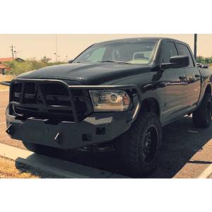 Hammerhead Bumpers - Hammerhead 600-56-0205 X-Series Winch Front Bumper with Full Brush Guard and Sensor Holes for Dodge Ram 1500 2013-2018 - Image 3