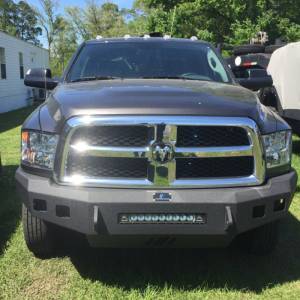 Hammerhead Bumpers - Hammerhead 600-56-0428 Low Profile Front Bumper with Square Light Holes for Dodge Ram 2500/3500/4500/5500 2010-2018 - Image 1