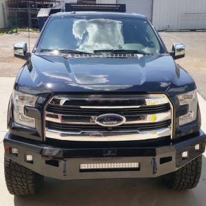 Hammerhead Bumpers - Hammerhead 600-56-0381 Low Profile Front Bumper with Square Light Holes for Ford F150 2015-2017 - Image 2